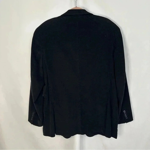 T Harris London Coat Blazer Men's Size Large Black Formal Career Holiday - Picture 11 of 16
